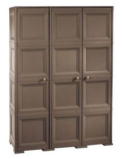 8085587909E Tier Cabinet 3 doors 1 Hanging Section