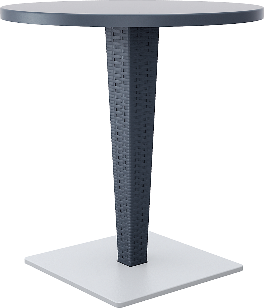 882-1 Riva Table 70cm With Aluminium Base