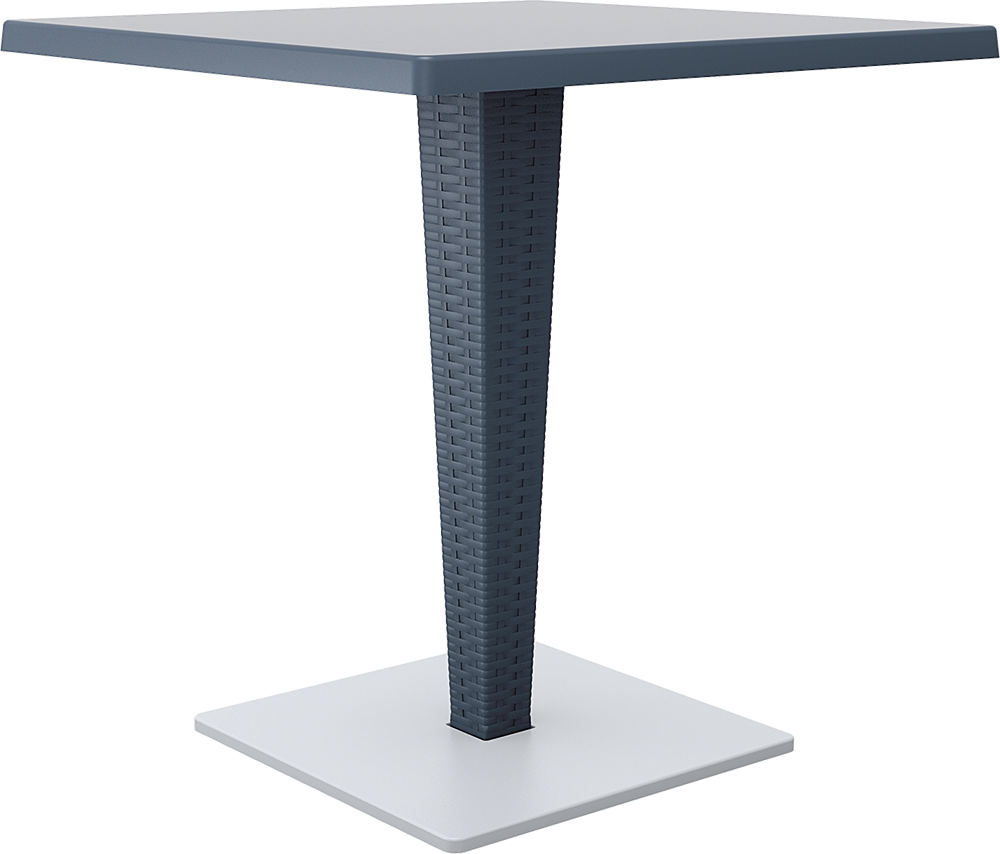 884-1 Riva Table 70cm x 70cm with Aluminium Base