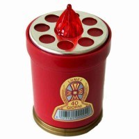 08600 Candle Battery Red