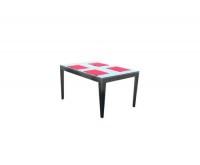 12002-T Rattan table with Glass 160 x 100cm