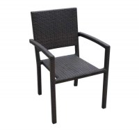 12005 Rattan Arm Chair Brown
