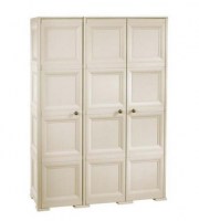 8085587210E Tier Cabinet 3 doors 1 Hanging Section