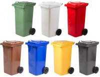 Square Bin With Wheels