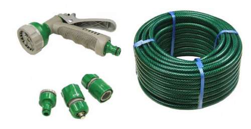 PVC Reinforced Hose 30m C/W Fittings & Spray Gun FAIHOSE30AV