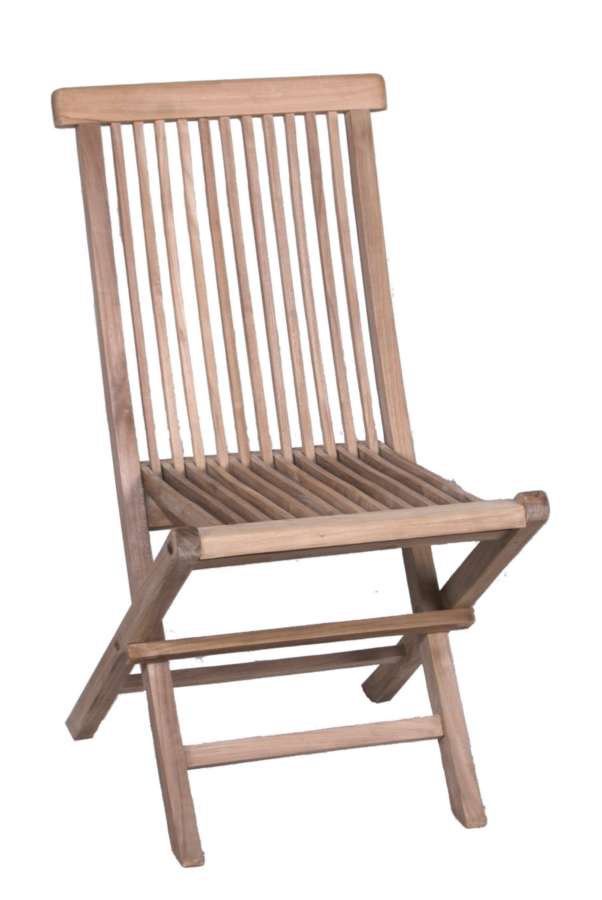 Teak Garden Furniture: FOLDING CHAIR TLC001