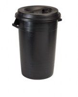 Black Industrial Bins