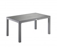 Classi 90 x 150cm Table Rattan Grey