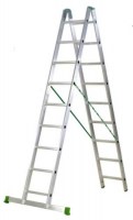 Ladder Aluminium 2 Part W/Hinge