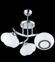 Leona Chandelier x 3 Chrome