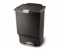 Pedal Bin 45Ltr Rectangular Plastic Grey CW1372